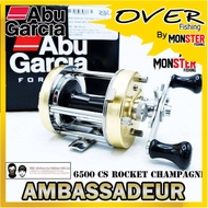 รอกตกปลา ABU GARCIA AMBASSADEUR 6500 CS ROCKET CHAMPAGNE