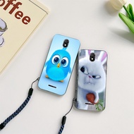 TP-Link TPLink Neffos C7 Y7 Cover Panda Minions Doraemon Printed Case With Strap