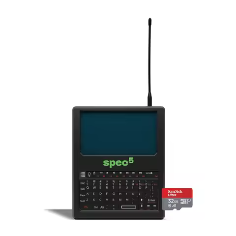 Spec5 Strike Linux Handheld Computer 915MHz LoRa Meshtastic 32GB Preloaded Raspberry Pi OS WiFi Blue