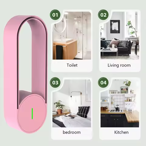 USB Rechargeable Air Ionizers Remove Dust Smoke Odor Air Purifier Mini Air Cleaner Car Air Purifier 