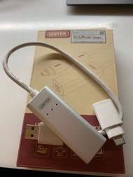 Type-C USB to Ethernet notebook 寬頻轉插器