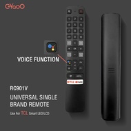 RC901V FMR1 Smart Voice TV Remote Control Bluetooth RF Netflix Network Button For TCL Android 4K LED Smart TV