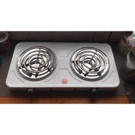 【Free】Portable Electric Double Cooking Stove Dapur Kembar Elektrik Mudah Alih