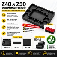 DDPAI Z40 / Z50 Dashcam Mount Bracket | Replacement Holder | 3M Tape Included