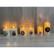 Electronic candle lamp for God's altar, Catholic candle lamp (random delivery)