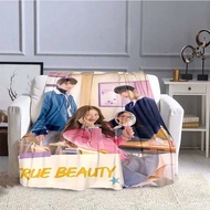 True Beauty Series Hwang in Youp Cha EunWoo Flannel Blanket Star Art Warm Throw Blanket for Bed Bedr