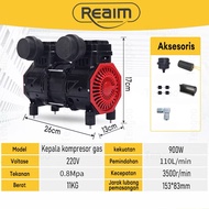 REAIM Air Compressor Kepala Kompresor Angin Oil Free Air Head Compressor Mesin Kepala Kompresor