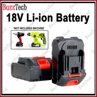 BuzzTech 18V Li-ion Battery 5.0Ah Large Capacity Lithium Battery Cordless Drill Battery Bateri Drill