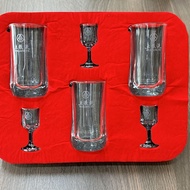 Five Grain Liquid Whole Set 3 Cups 3 Crystal Small Cups 3 Decanter One Set Five Grain Liquid Whole S