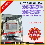 KANCIL KELISA KENARI VIVA MYVI KEMBARA ALZA AXIA AVANZA RUSH TORQUE CONVERTER/ AUTO BALL OIL SEAL 32