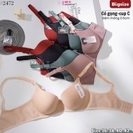 [size 36-42] BIGSIZE C cup bra, underwire, 0.5cm thin padding | Comfortable & Good Support