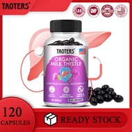 Organic Milk Thistle Supplement - Contains Natural Antioxidants - Supports Liver Cleansing, Liver Detoxification and Liver Health