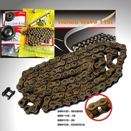 COD Complete Set Of Valve Chains 90 88 Honda Wave 110i 125 WIN100 With Rolling Rubber Press Chain Te