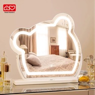 Bedroom Makeup Mirror Led Light Modern Creative Small Mirror Asthetic Decoraciones Para Habitacion H
