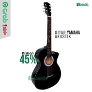 HITAM Black YAMAHA Acoustic Guitar