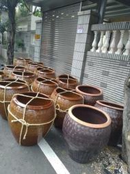 台灣 鶯歌 陶瓷 陶製A級16斗 水缸 、醃缸、米甕、傳統無蓋子水缸