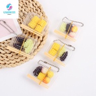 MLINX Mini Fast Food Box Keychain, Fast Food Box Mini Simulation Fast Food Box Keychain, Unique Food