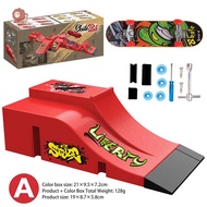 YUEYINGO 1 Set Mini Fingertip Skateboard Kit Children Finger Toys Finger Skateboard Game Park Site S