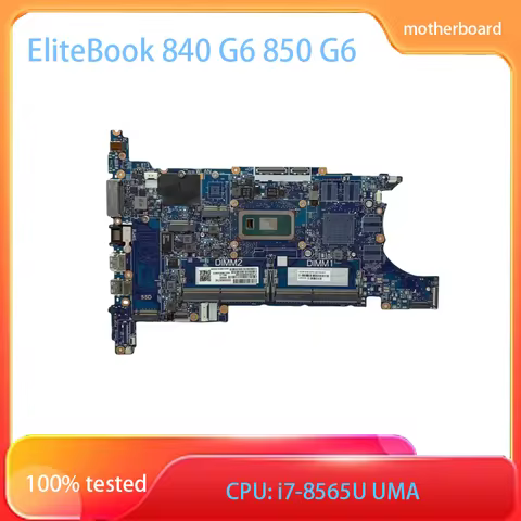 For HP EliteBook 840 G6 850 G6 Motherboard L62758-601 6050A3022501 i7-8565U i5-8365U UMA 100% testin