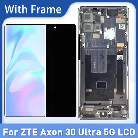 6.67" AMOLED LCD Display Touch Screen Digitizer For ZTE Axon 30 Ultra 5G A2022P A2022PG - Replacemen
