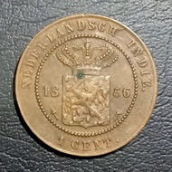 Koin Master 886 - 1 Cent Nederlandsch Indie Tahun 1856