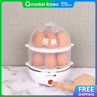 Household Easy Egg Boiler Egg Steamer 2-Tier Steamer