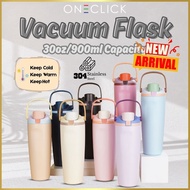 <24 Hours Ship> 30oz 900ml Thermos Bottle with Handle Vacuum Flask botol air tahan sejuk dinnerware 