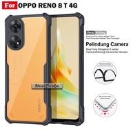 Hard Case Oppo Reno8 T 4G 5G Shockproof Fusion Armor Transparant Premium Reno 8 T