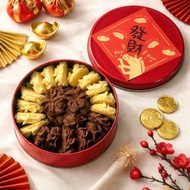 【新年限定】發財奶油曲奇禮盒・原味×巧克力・送春聯
