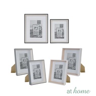 At Home Frames Arman Premium Picture Frame – Photo Display Tabletop or Wall Hanging – 6x8, 8x10