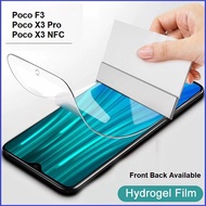 XiaoMi Poco X8 Pro Max F8 F8 Ultra F7 X7 M8 M7 C85 C75 F6 Pro F5 Pro Front Back Cover 3D Hydrogel So