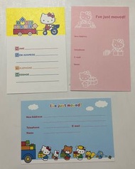 Hello kitty 新居 搬家 明信片