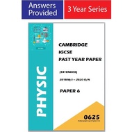 IGCSE Past Year Paper Physics 0625 (Paper 6 + Answer) 3 Year Series