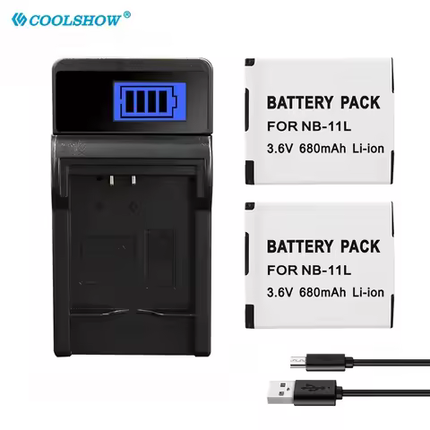 NB-11L NB 11L 680mAh Battery For Canon A2600 A2300 IS A2400 A3500 A4000IS IXUS 125 140 240 245 265 1