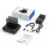 Wavlink Dual Slot External HDD Docking Station เข้าถึงได้ง่าย USB 3.0ถึง SATA I/ii/iii สำหรับ2.5หรือ
