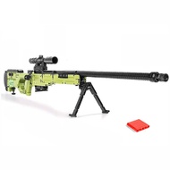 Mould King 14010 1628PCS Military Serie AWM Sniper Rifle Gun Toy Building Block Model Technical Educ