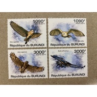{JK} Burundi 2011 - Birds Owls Stamps 4V MNH (07/06)