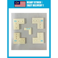High Quality🔥051 / 054 / 303 / 380🔥Cabinet Door Corner Bracket | L-shaped Plastic Bracket (for alumi