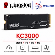 KINGSTON KC3000 PCIE 4.0 NVME M.2 2280 HIGH-PERFORMANCE INTERNAL STORAGE SSD SKC3000S - 512GB / 1TB 