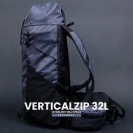 MONTE EQUIPMENT  VerticalZip Unisex Ultralight Hiking Backpack 32L - Lavender blue