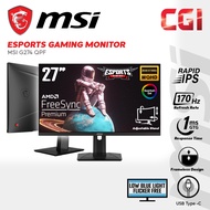 MSI 27" G274QPF-QD Rapid IPS WQHD 170Hz 1ms GSync Freesync HDR400 Quantum Dot Ergonomic USB-C Gaming