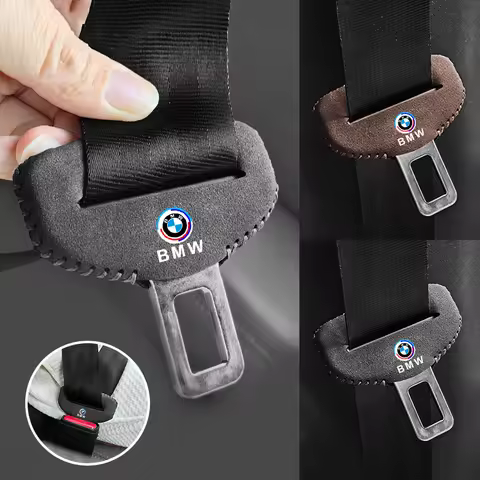 2pcs Car Seat Belt Cover Clip Safety Buckle Protective Cover For BMW 50th E90 F20 F30 F40 X7 X4 X5 X