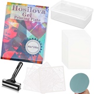 Gel Printing Plate 8" X 10"Gel Plate with Rubber for Card Making Arts and CraftsScrapbooking and Jou