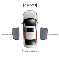 AHKLO For Mitsubishi Lancer-EX Lancer EX 2007-2017 Car Curtain Window Sunshade Covers Magnetic Sun S