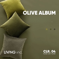 45x45 CM Olive Dark Green Sofa Pillow Case Velvet Soft Retro Pillowcase 40x40 50x50 Living Room Pillow Cushion Cover Bedside Cushion