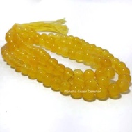 TASBIH YELLOW JADE STONEnatural 99 PIECES 8MM