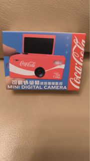 Coca-Cola 可翻轉螢幕迷你數碼相機匙扣