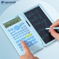 【OMALL】 2-In-1 Foldable Function Scientific Calculator Writing Pad Calculator For College Office Stu