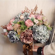 CT179E028 DECHOME ดอกไม้ประดิษฐ์ แจกันดอกไม้ประดิษฐ์ แจกัน แจกันแต่งโต๊ะทำงาน แจกันดอกไม้โต๊ะรับแขก