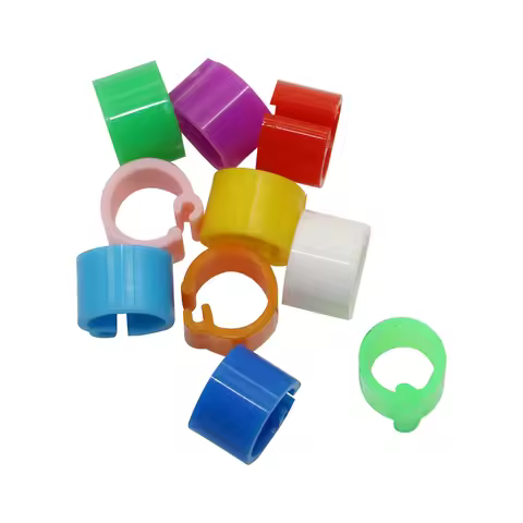 Pigeon Supplies Bird Appliances Pigeons Rings 6mm Bayonet Identification Ring Opening Pigeon Ring Co